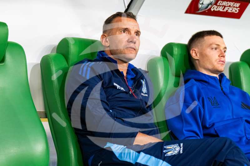 Piłka Nożna: Trening Reprezentacji Ukrainy przed meczem z Francją. - Agencja Fotograficzna